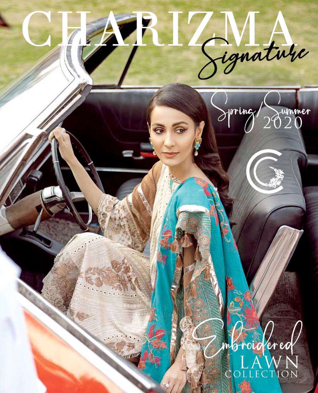 Charizma Signature Embroidered Lawn Spring Summer Collection 2020